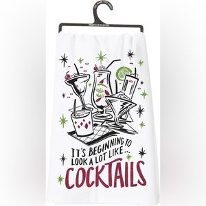 To Look A Lot Like Cocktails - Kitchen Towel